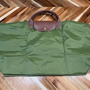 Green Le Pliage Original Travel Bag *New*